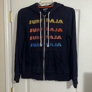 MENS LARGE ZIP UP HOODIE